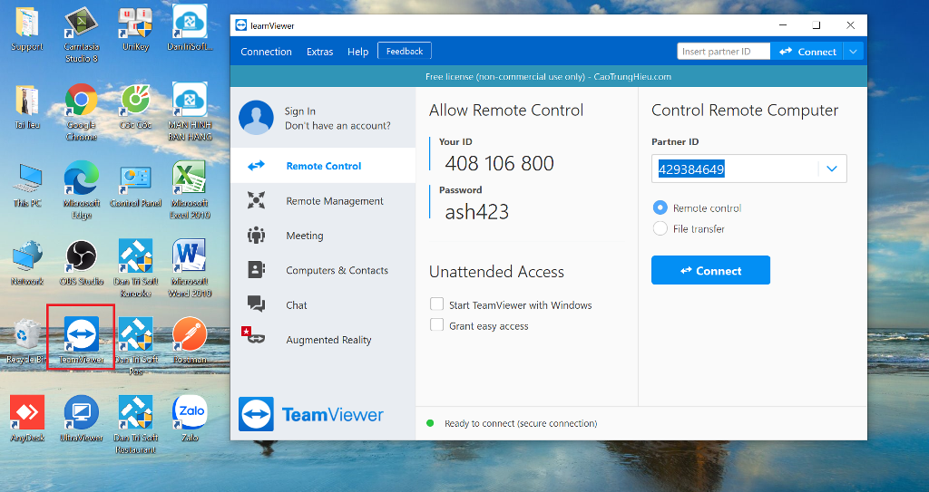 Hướng Dẫn Sử Dụng TeamViewer