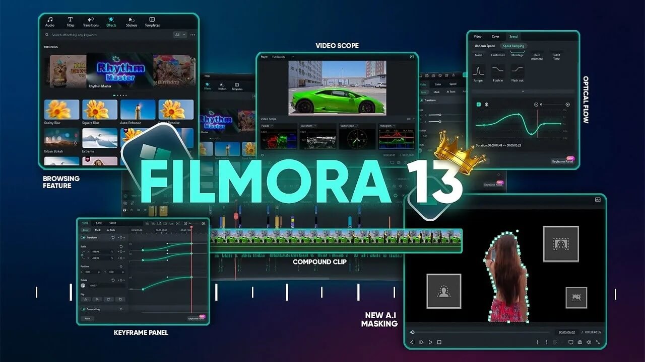 Yêu cầu cấu hình khi sử dụng Filmora 13