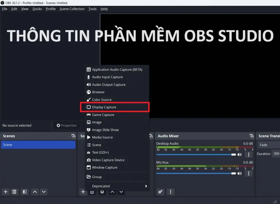 Cách Sử Dụng OBS Studio Sau Khi Cài Đặt